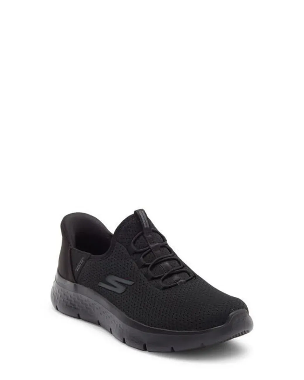Women's Black Swift-Fit Go Walk Flex-Casual Sneaker