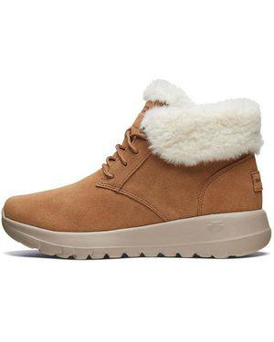 Skechers (Wmns) On-The-Go Joy Lush Chukka Boots - Brown