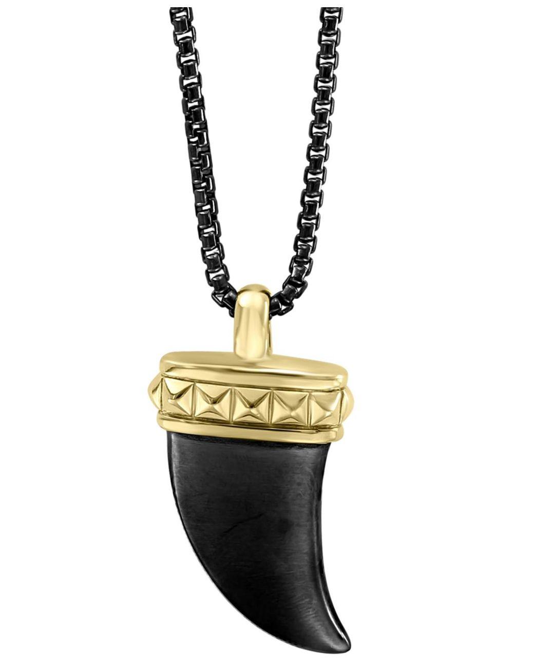 Men's Metallic Effy Claw 22" Pendant Necklace