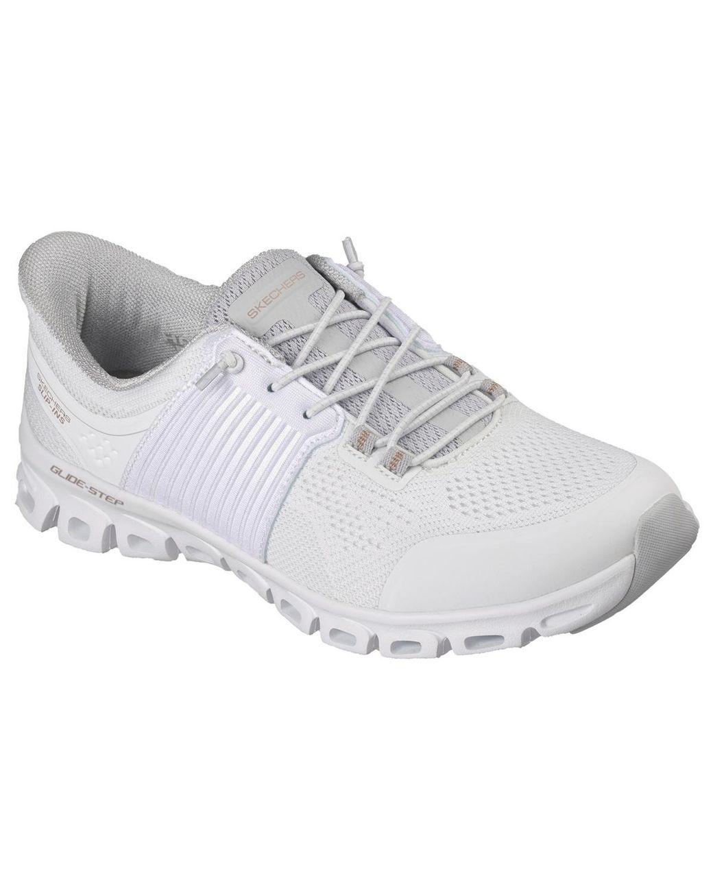 Women's White Slip-ins: Glide-step