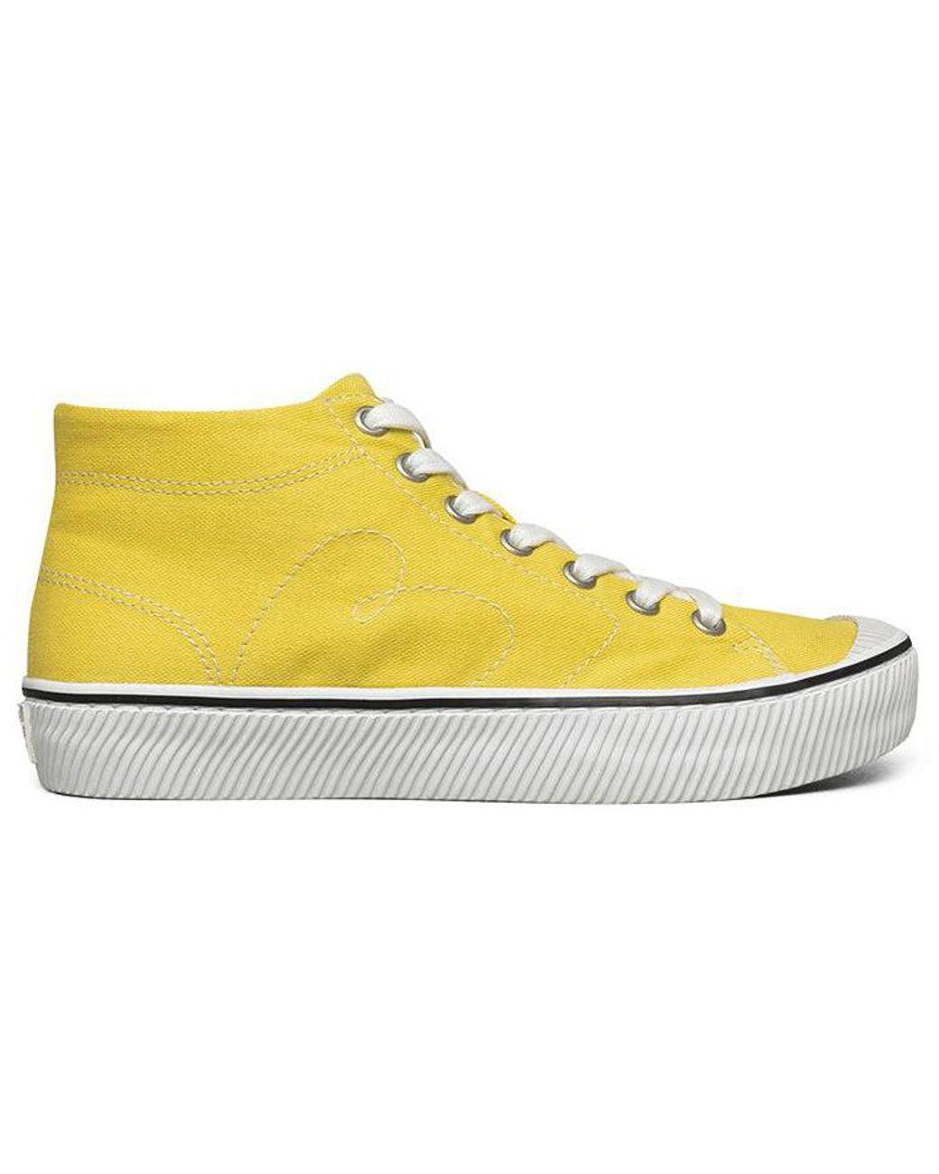 Women's Yellow (Wmns) Bobs B Wild Mid-Top Sneakers