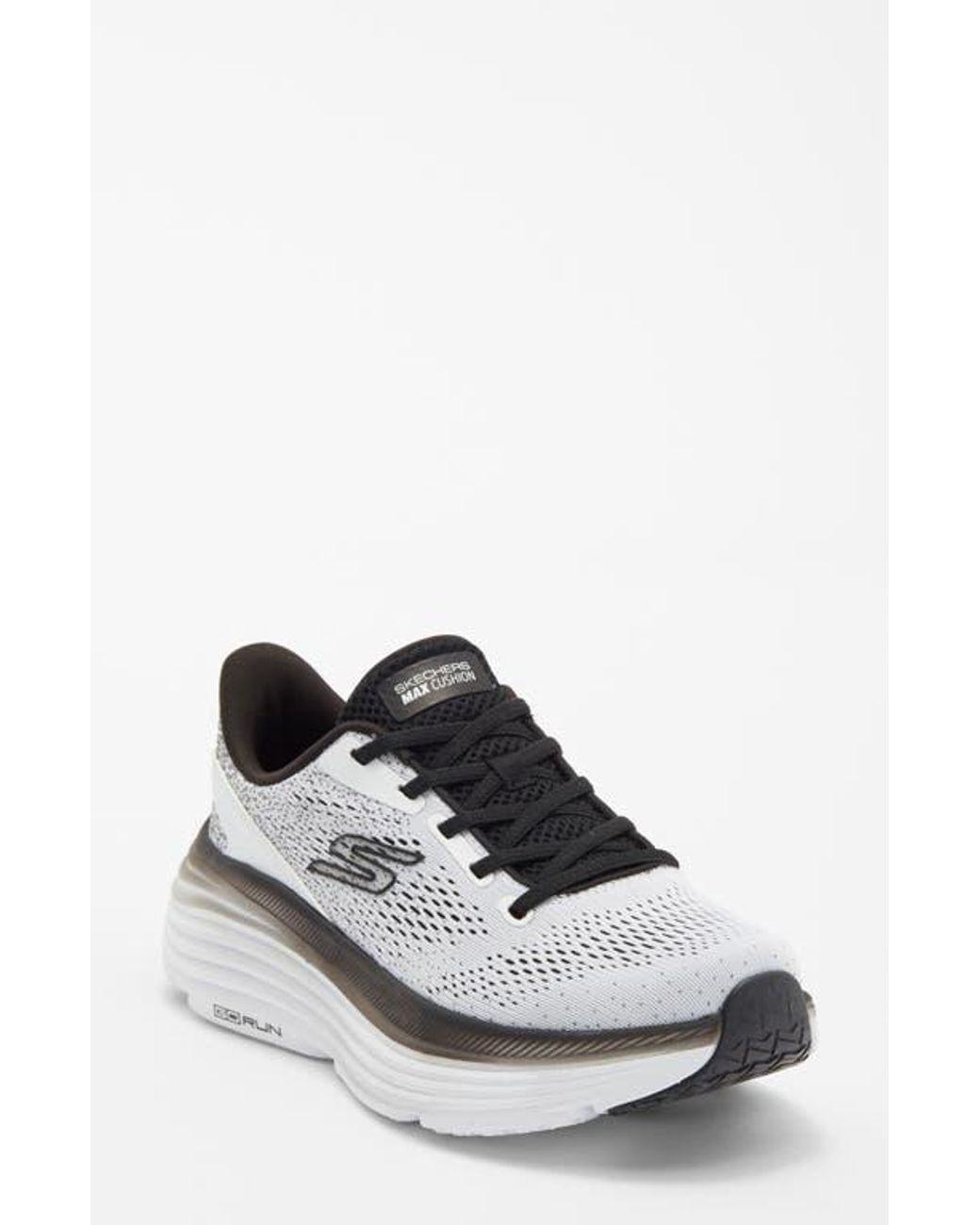 Women's White Max Cushiong Endeavor Kauska Sneaker