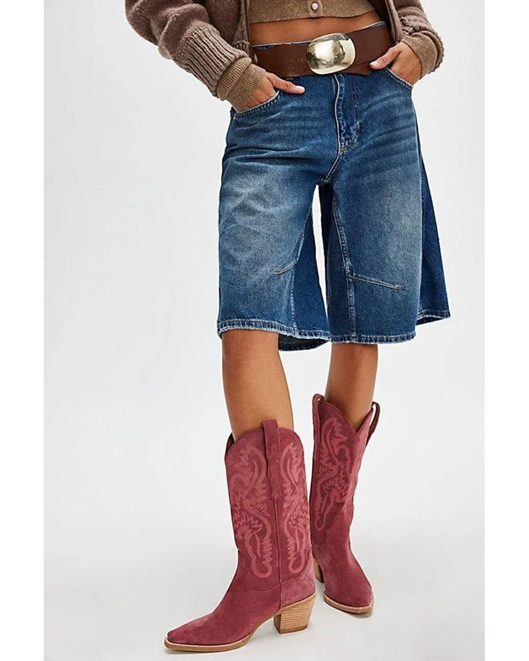 Women's Blue Dagget Western Boots