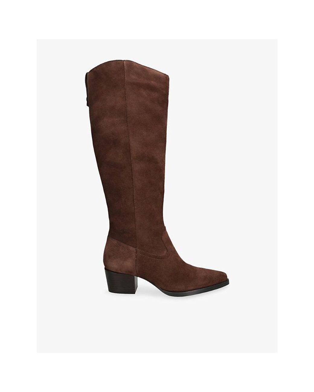Women's Brown Virona H2O Suede Heeled Boots
