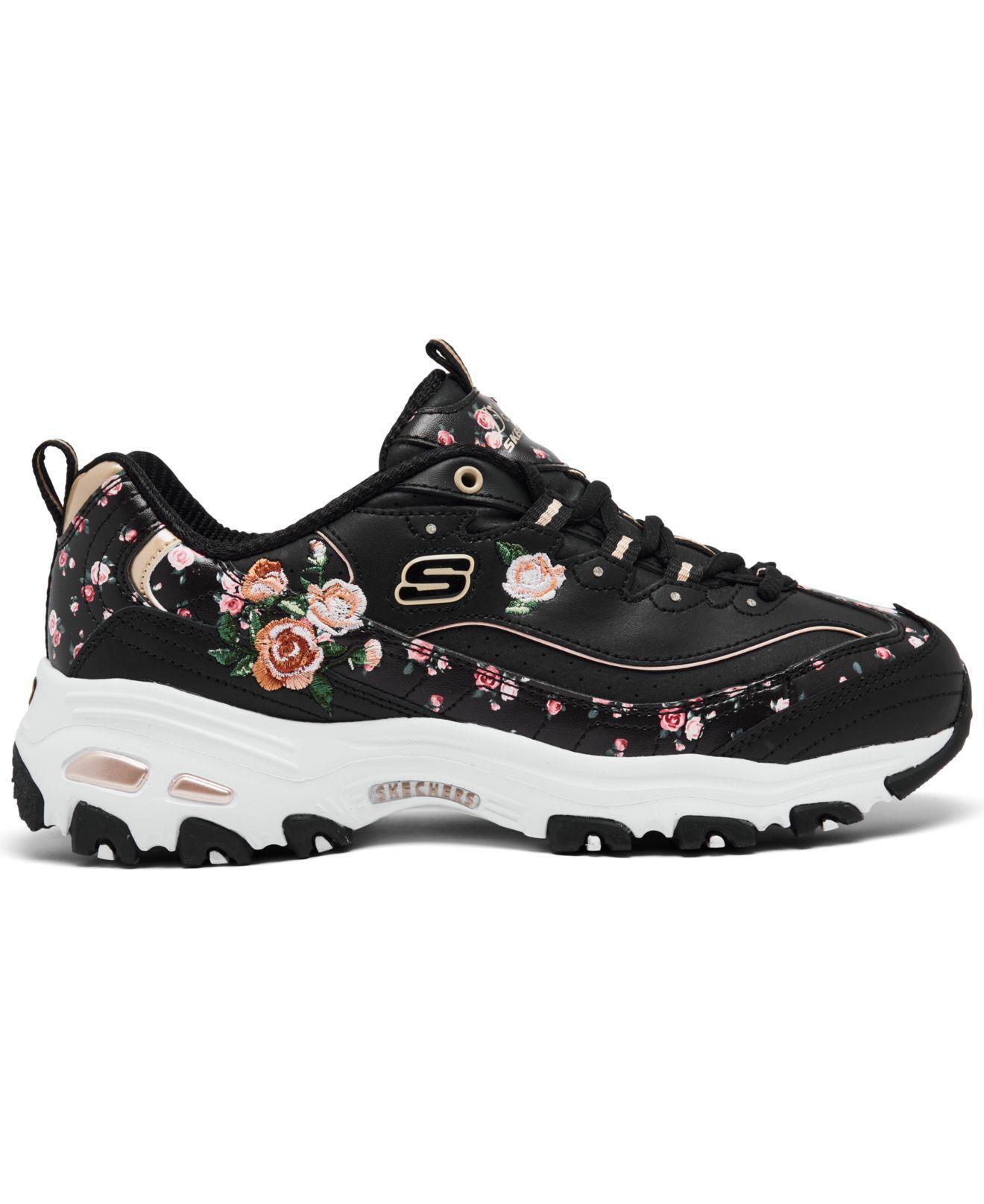 Skechers D'lites - Blooming Path Walking Sneakers From Finish Line