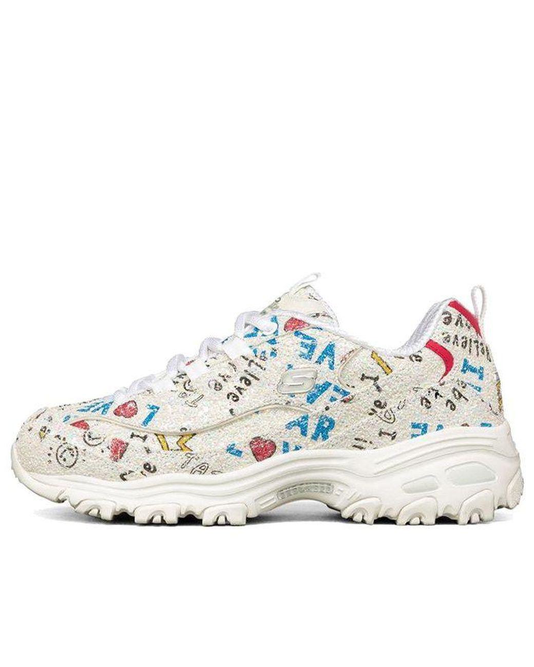 Women's White (Wmns) D'Lites 1.0 Low-Top Daddy Shoes