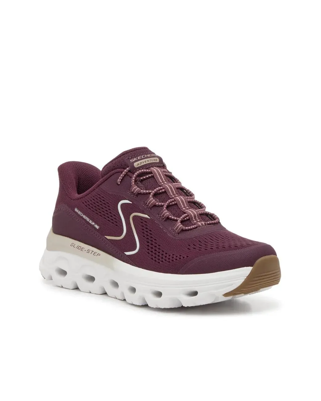 Women's Red Hands Free Slipins Glide Step Sole Sneaker