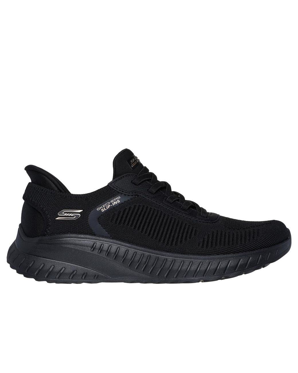 Women's Black Slip-ins: Bobs Sport Squad Chaos Walking Sneakers Wide Width From Finish Line