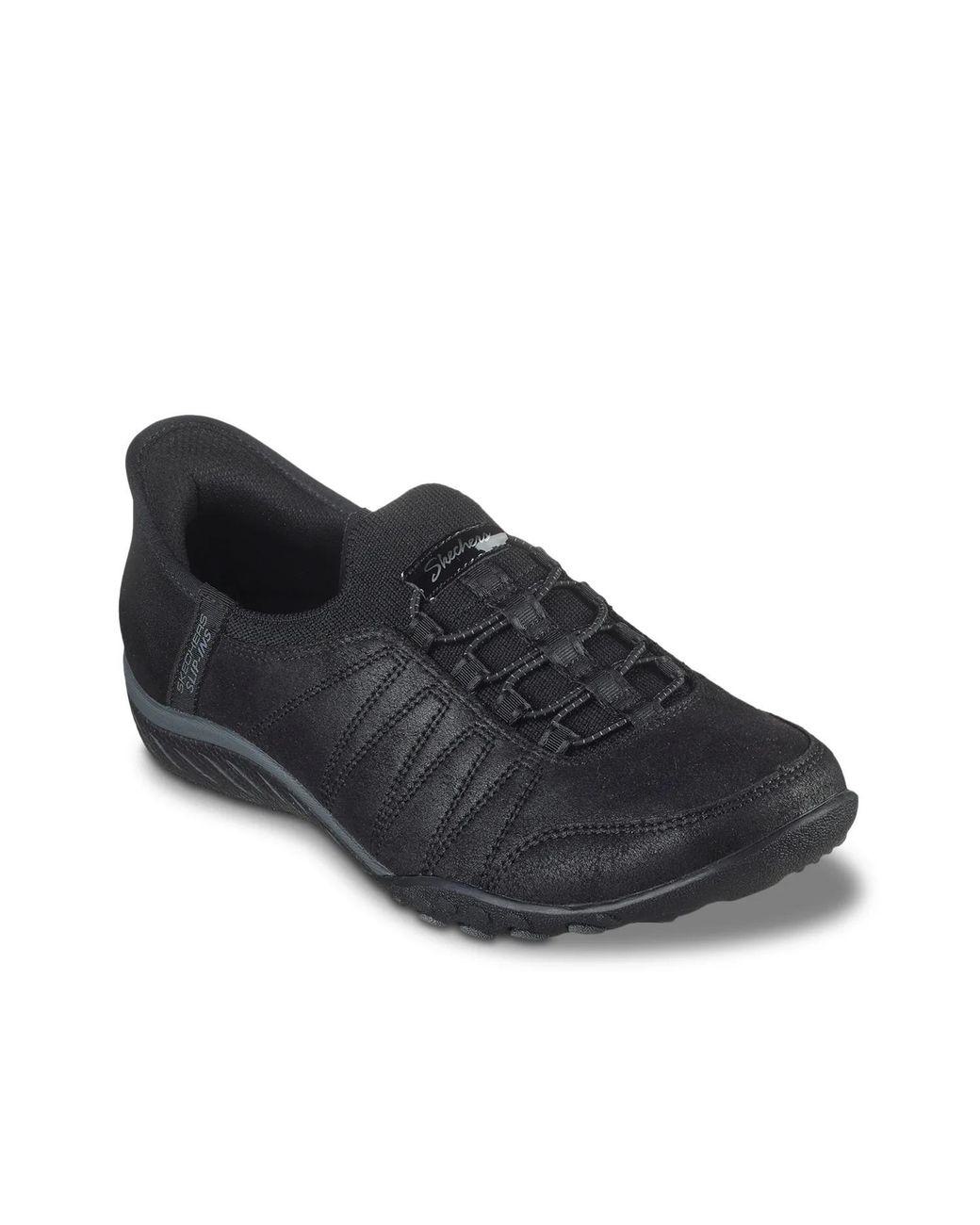 Women's Black Hands Free Slipins Breathe Easy Homebody Sneaker