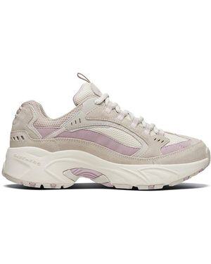 Skechers (Wmns) Stamina-Cross Road 'Taupe' - White