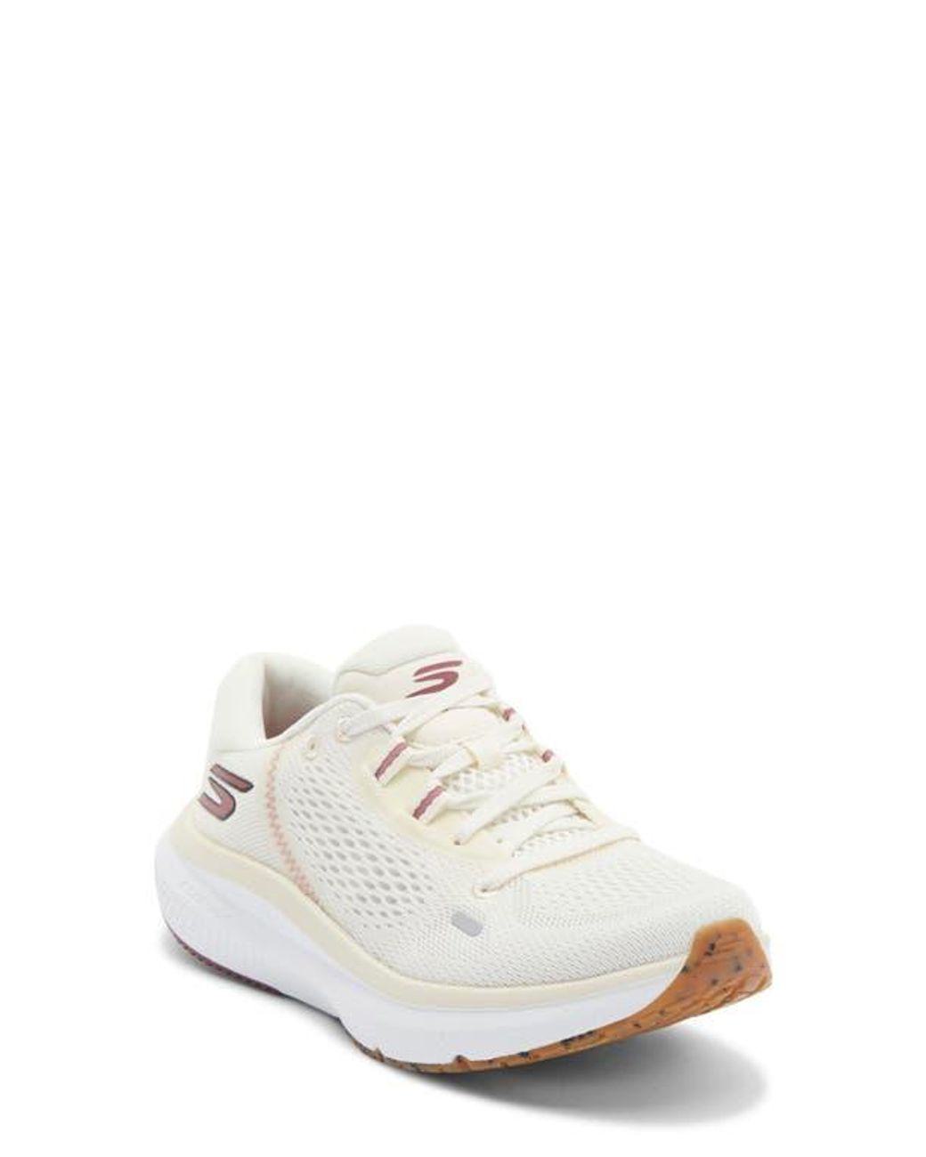 Women's White Go Run Pure 4 Arch Fit Running Shoe