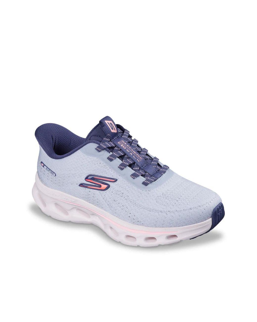 Women's Blue Hands Free Slipins Go Walk Glidestep 2.0 Maria Slipon Sneaker