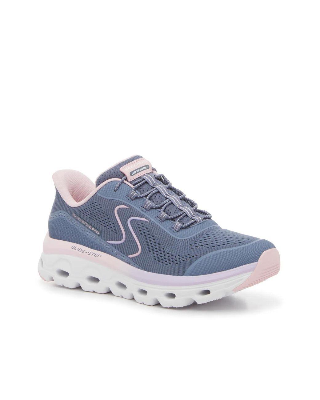 Women's Blue Hands Free Slipins Glide Step Sole Sneaker