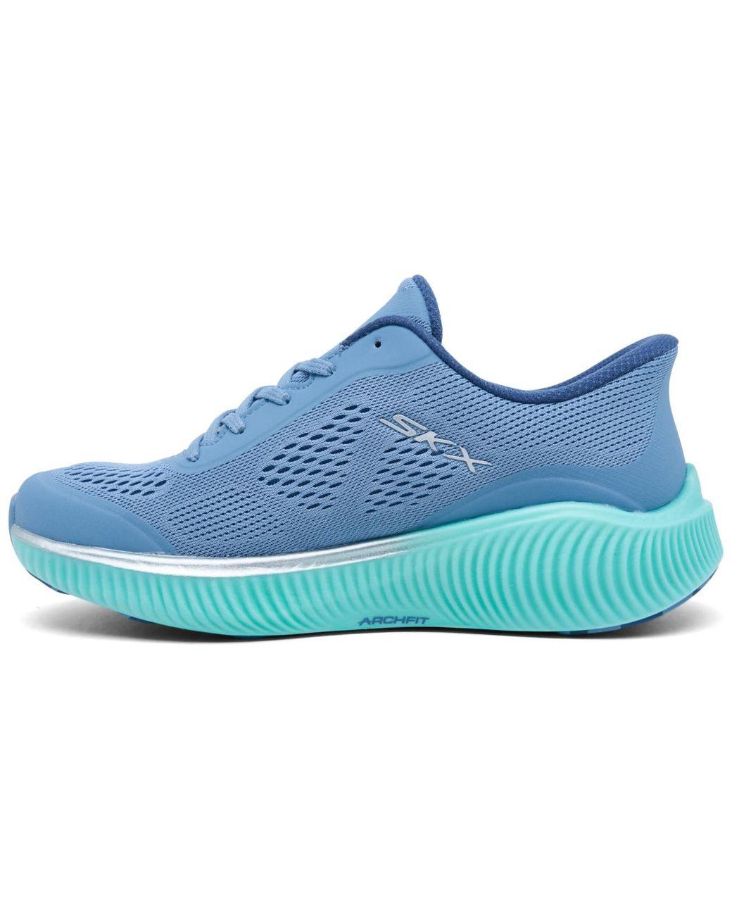 Women's Blue Slip-ins: Arch Fit Go Run Anywhere Running Sneakers From Finish Line