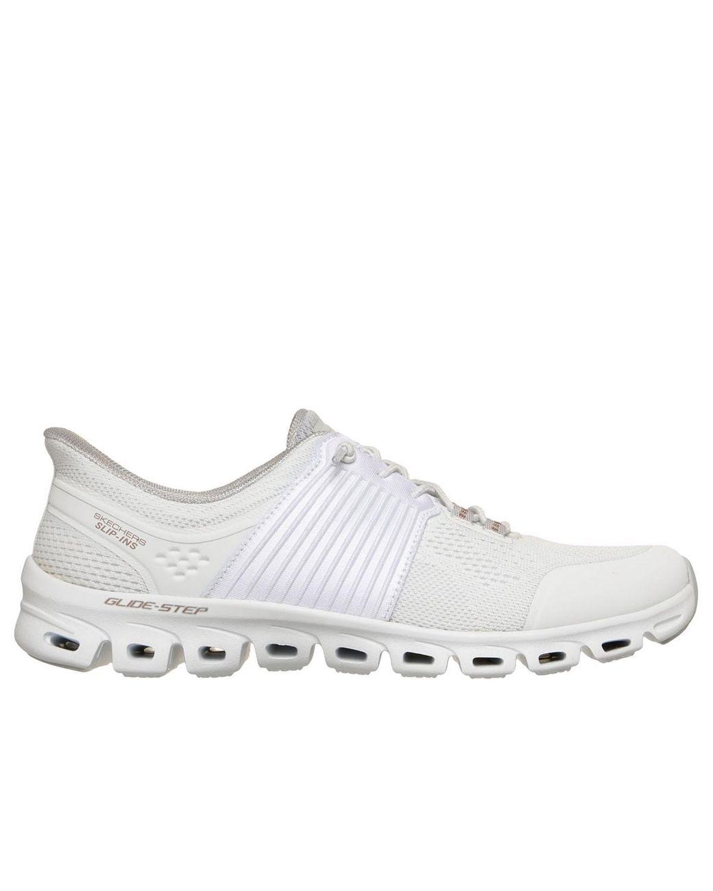Women's White Slip-ins: Glide-step