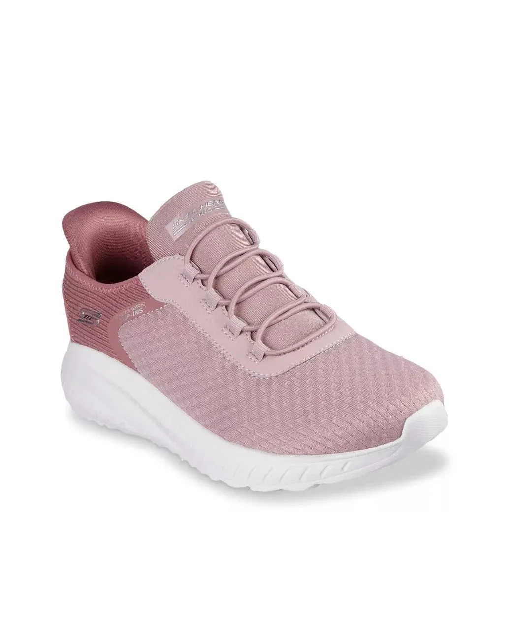 Women's Pink Wide Width Hands Free Slipins Bobs Sport Squad Chaos