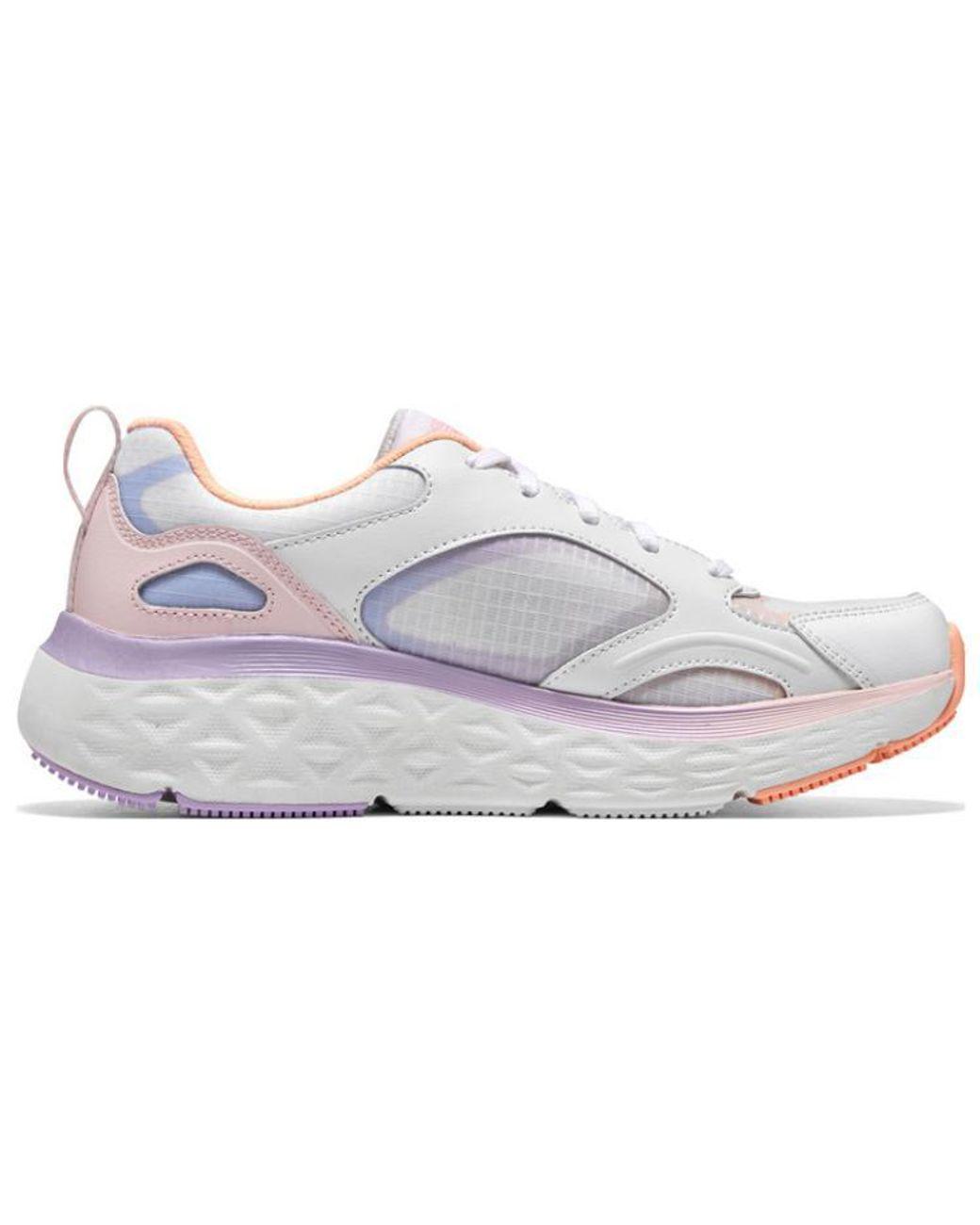 Women's White (Wmns) Max Cushioning Delta Running Shoes