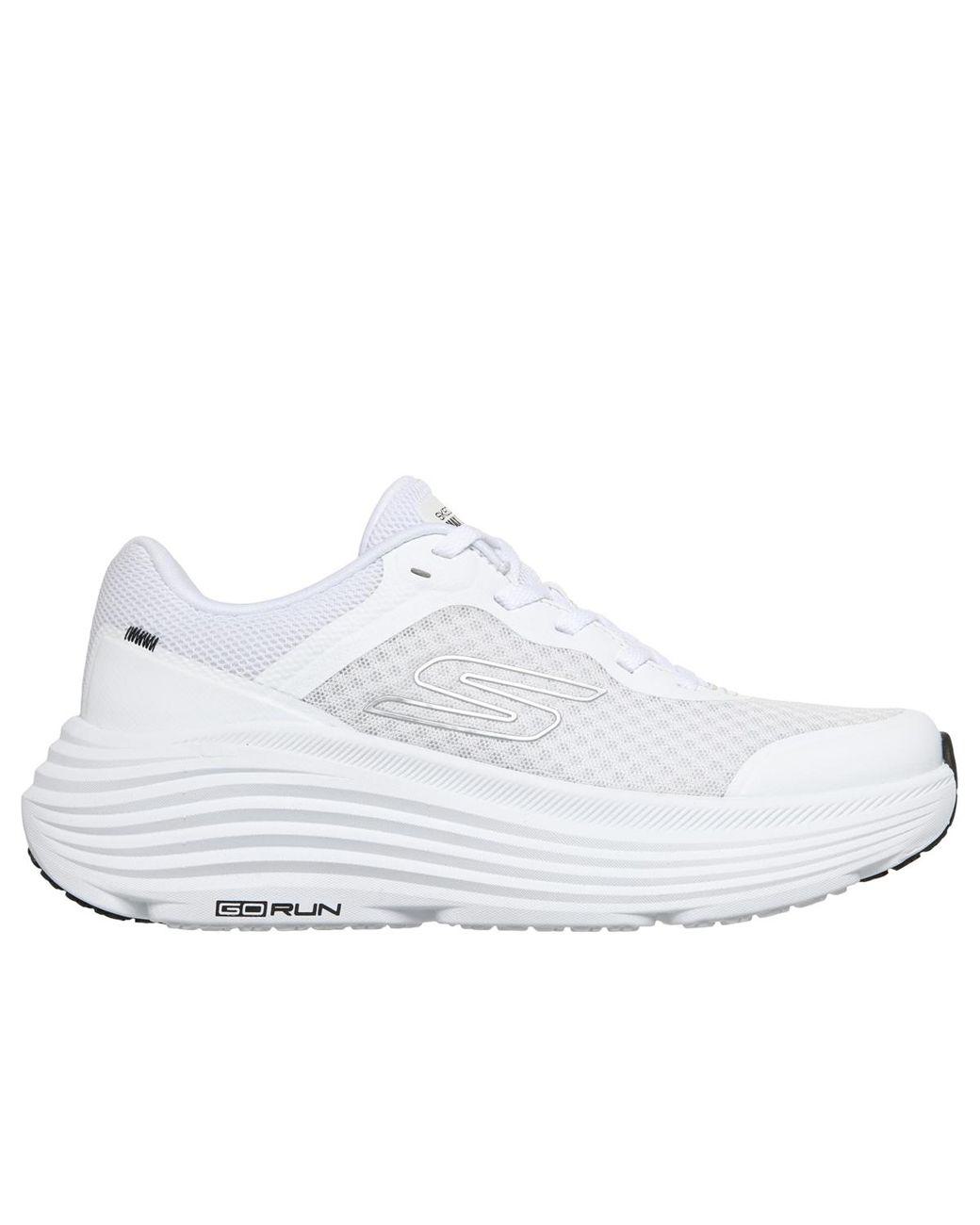Women's White Max Cushioning Endeavor Athletic Running Sneakers