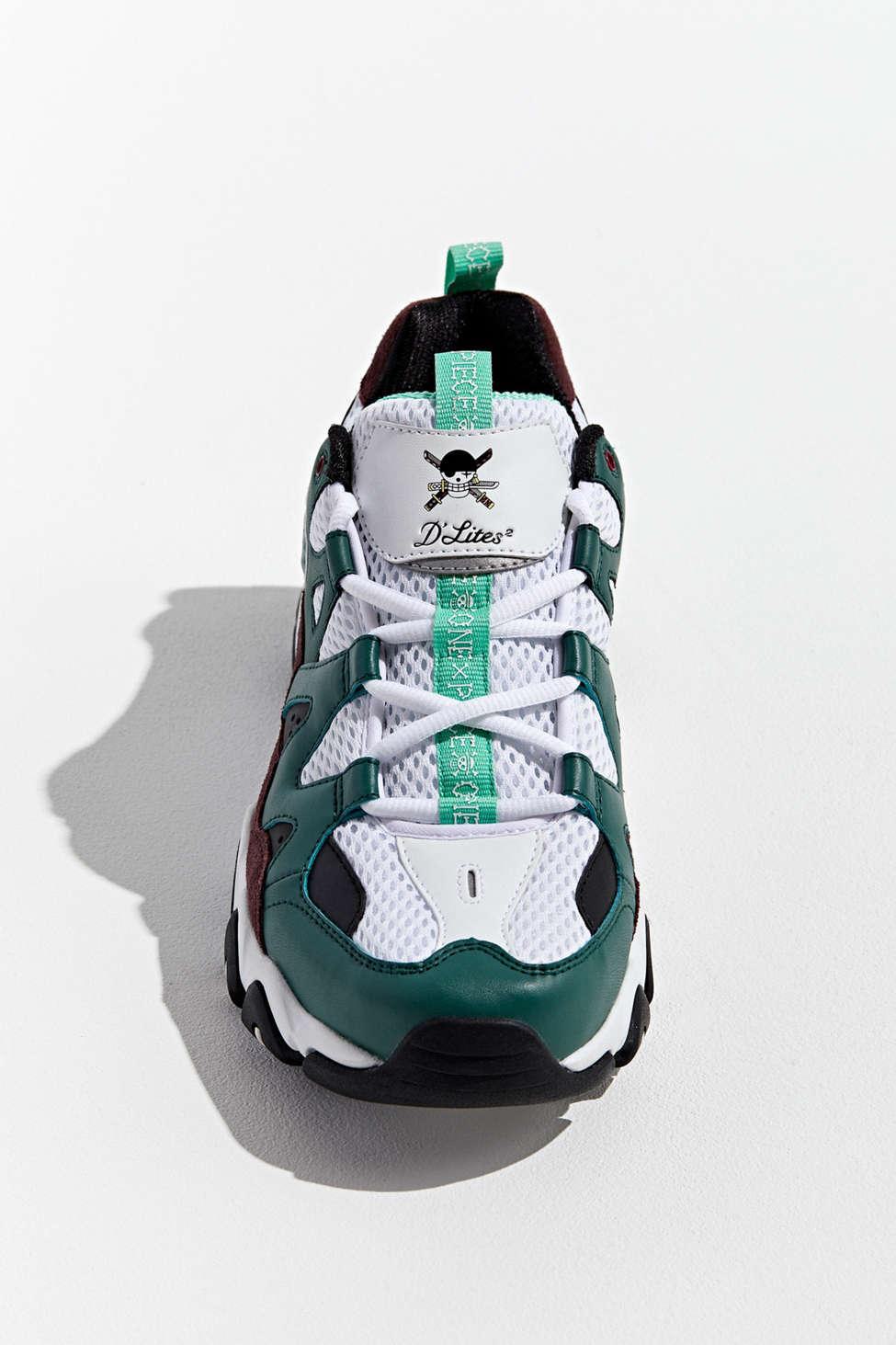 Skechers D'lites One Piece Green Trainers
