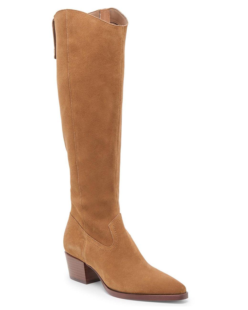 Women's Brown Virona H2o Pull-on Tall Western Boots