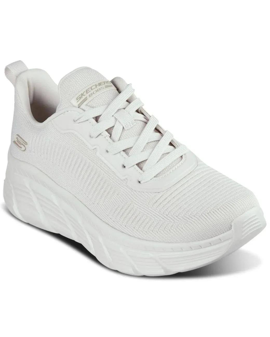 Women's White Bobs Sport B Flex Hi Casual Wedge Sneakers From Finish Line