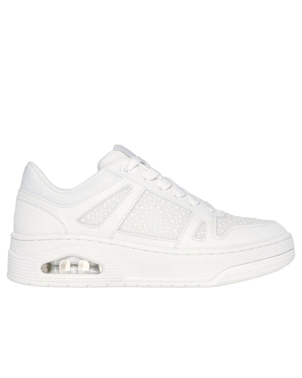 Women's White Uno Court Sneakers