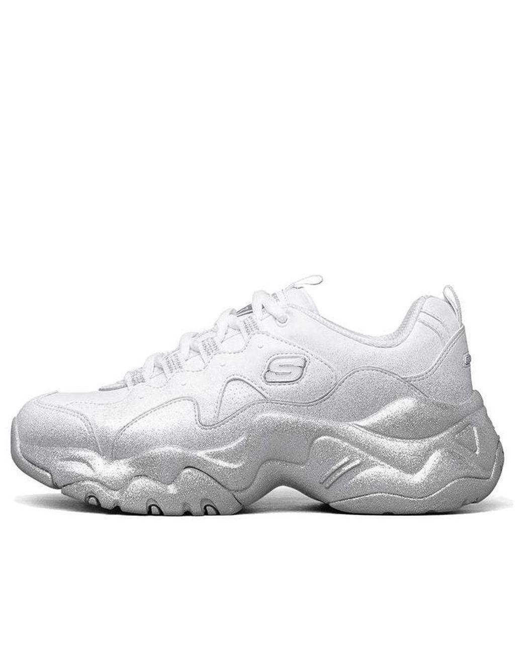 Women's White (Wmns) D Lites 3.0 Low-Top Sneakers