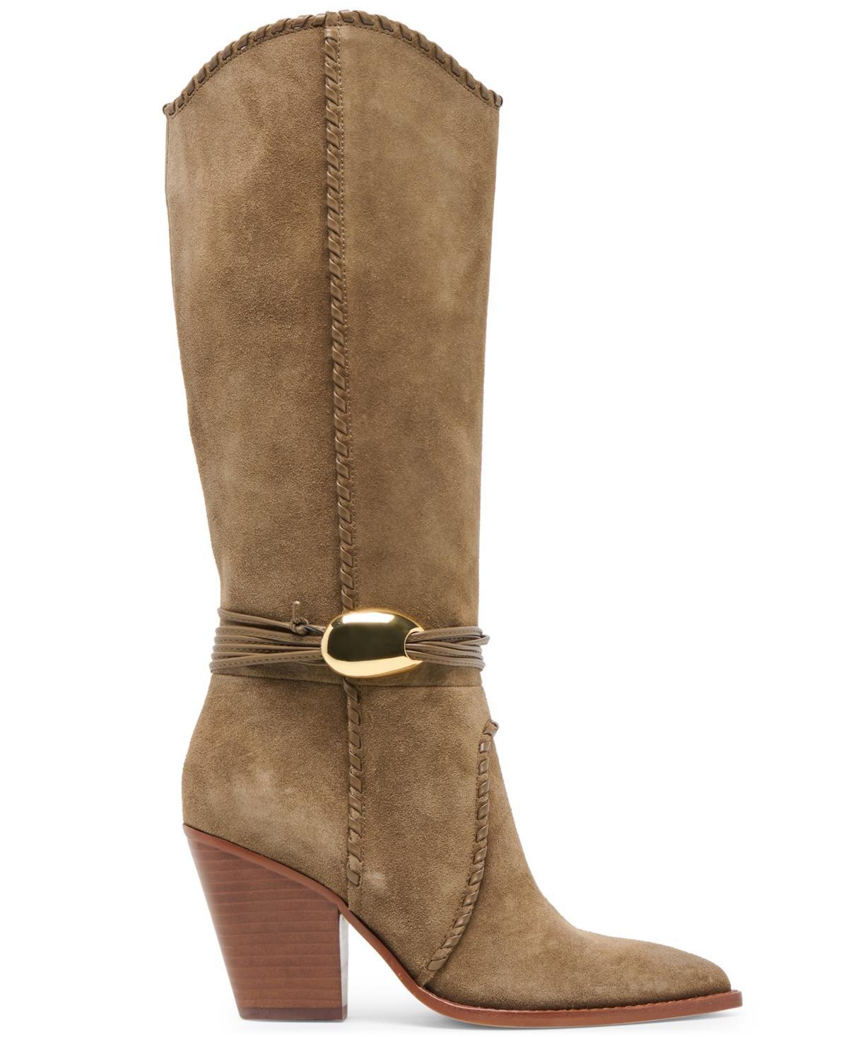Dolce Vita Jody Whipstitch Tall Heeled Western Boots