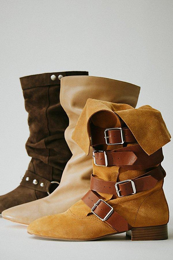 Jeffrey Campbell Lily Slouch Suede Boots By