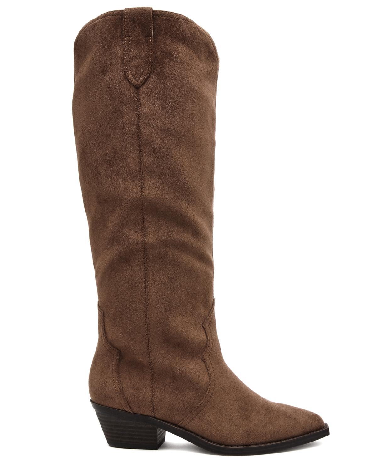 Dolce Vita Kit Knee-high Wide Calf Cowboy Boots