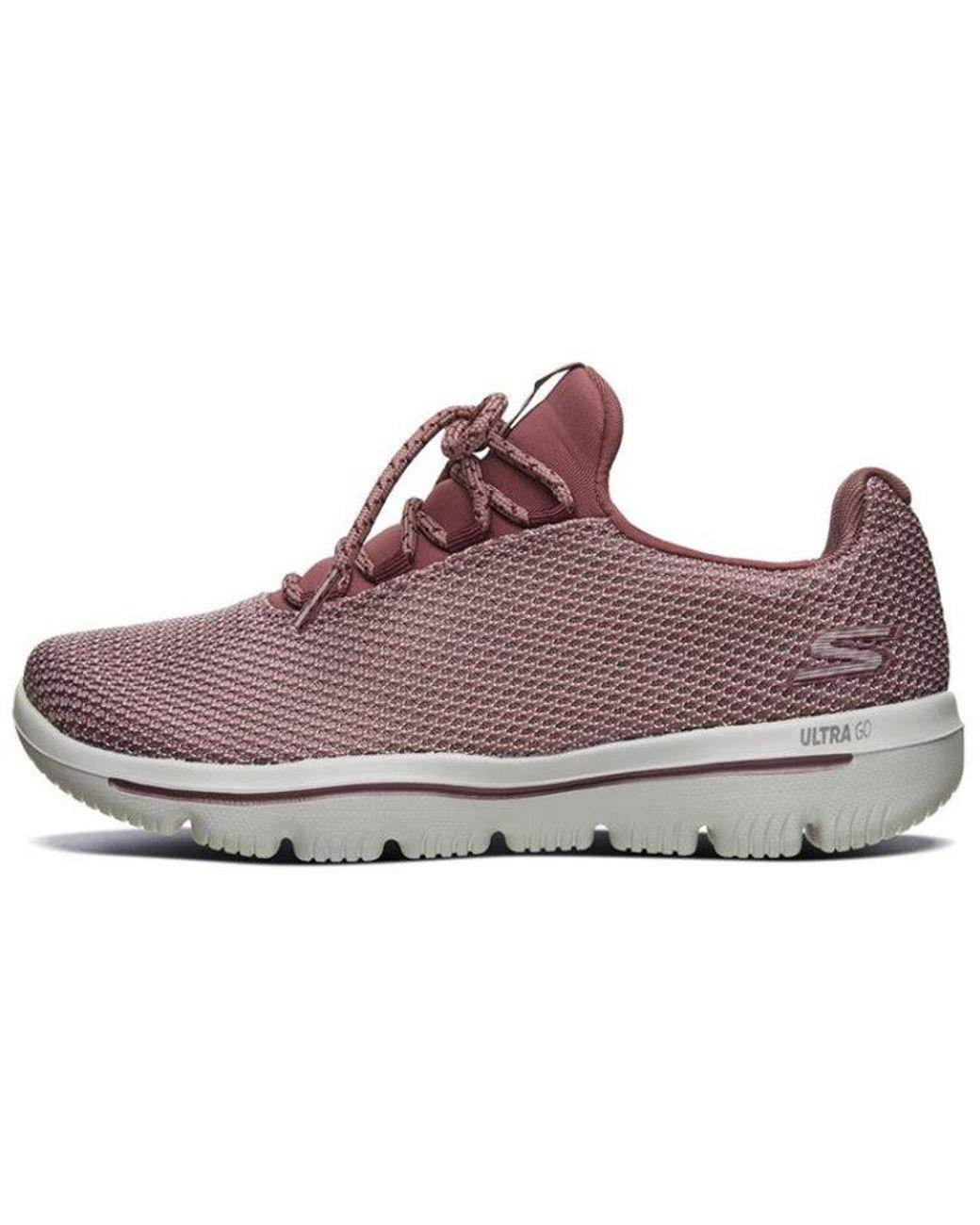 Women's Brown (Wmns) Go Walk Evolution Ultra Sneakers