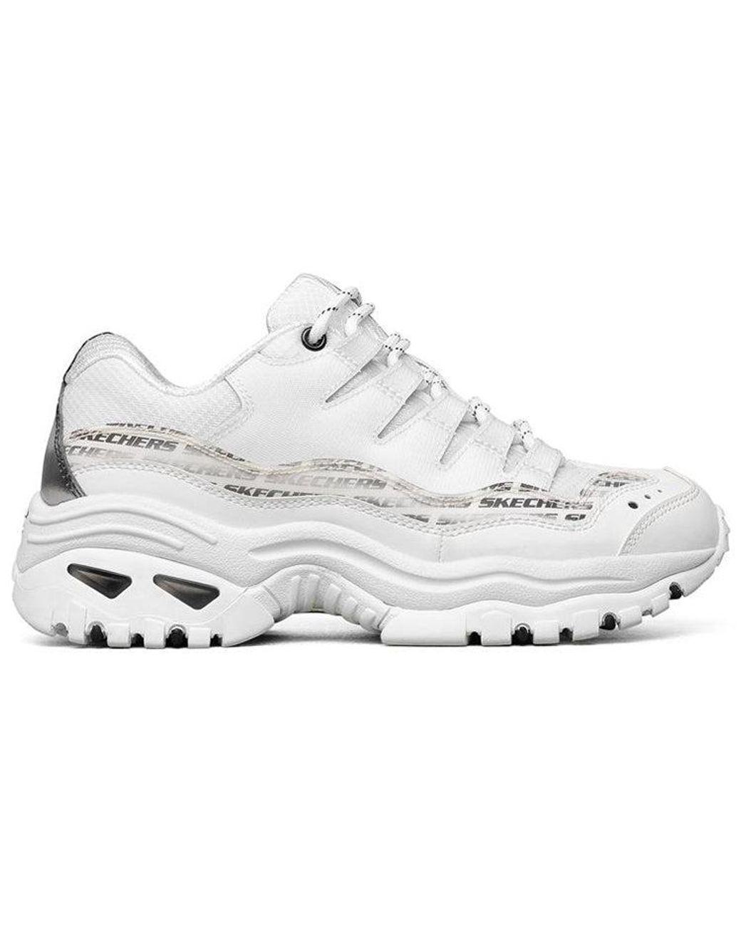 Women's White (Wmns) Energy Low Top Running Shoes