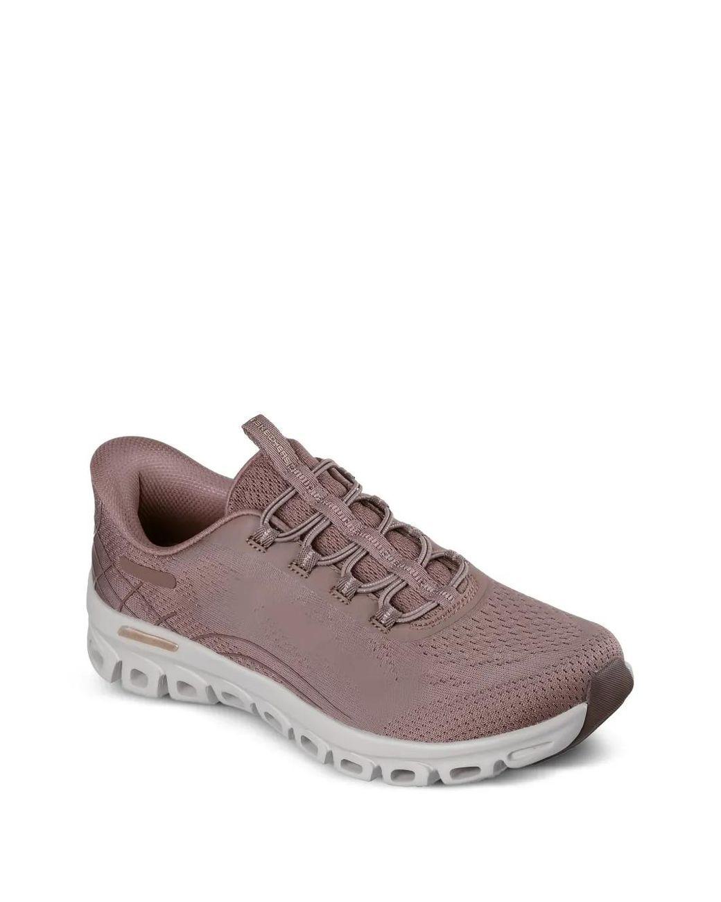 Women's Brown Glide-Step Elevate Slip-Ins Sneakers