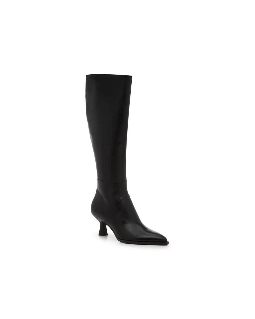 Women's Black Wide Width Ashton Wide Calf Boot