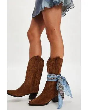 Jeffrey Campbell Dagget Western Boots By - Multicolor