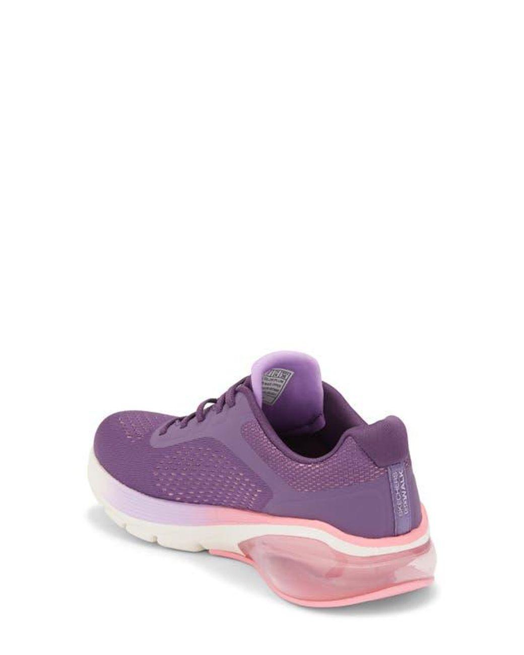 Women's Purple Go Walk Air 3.0 Sneaker