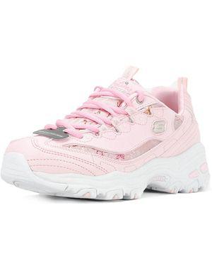 Skechers (Wmns) D'Lites 1.0 Low Dad Shoes Gs - Pink