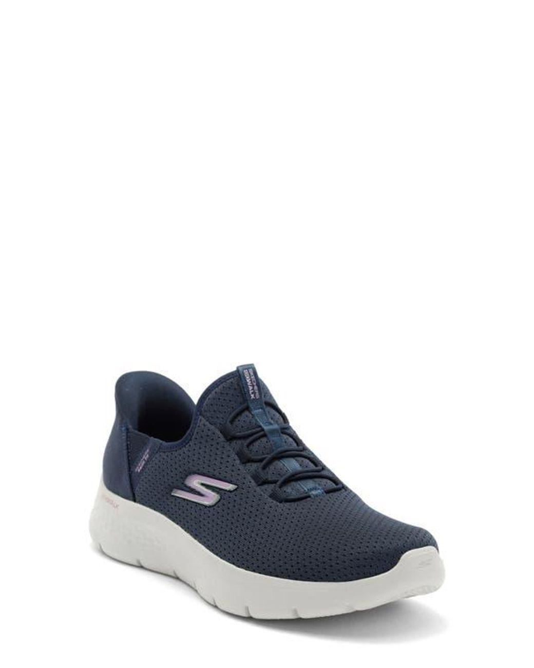 Women's Blue Swift-Fit Go Walk Flex-Casual Sneaker