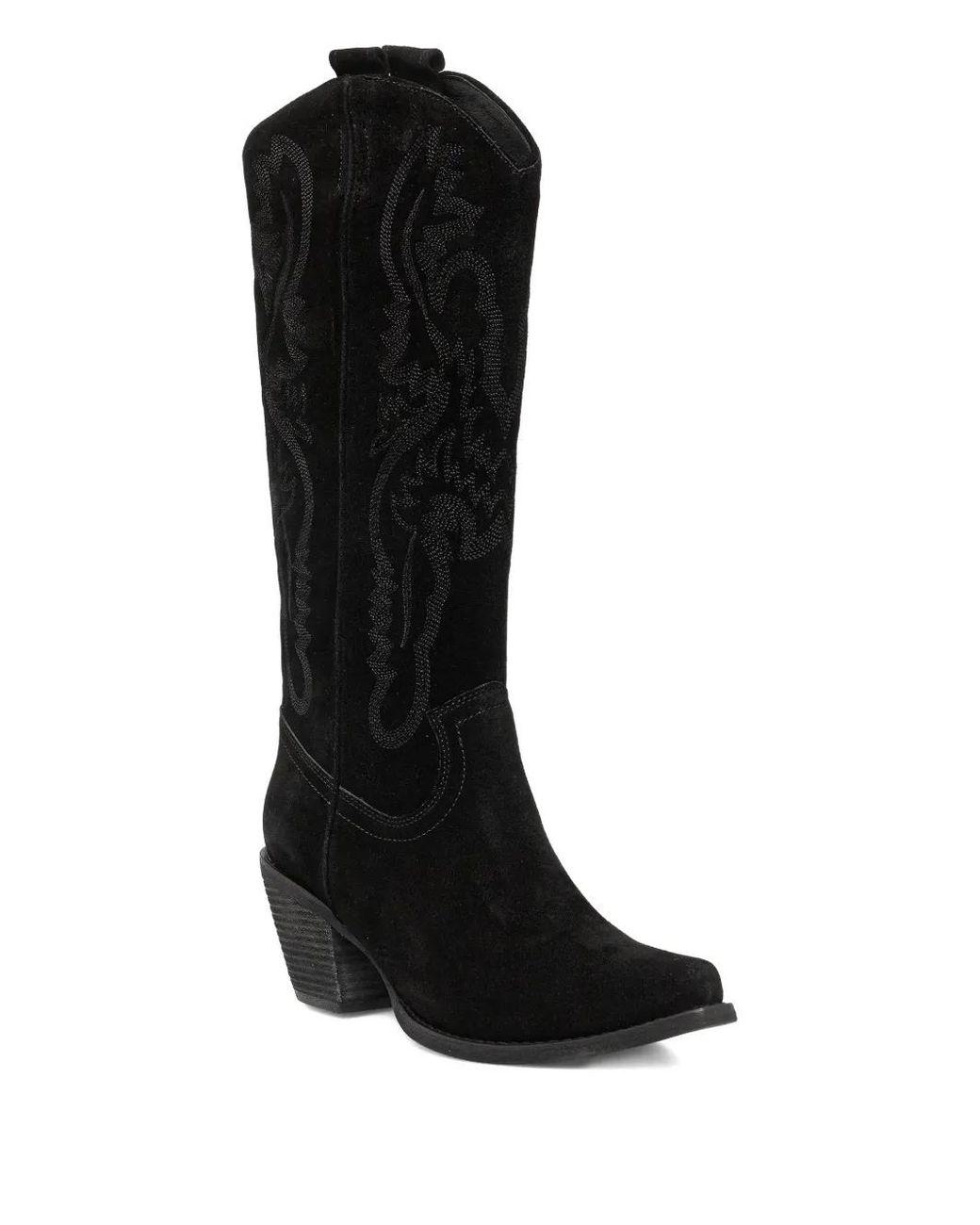 Women's Black Rancher-K Boots