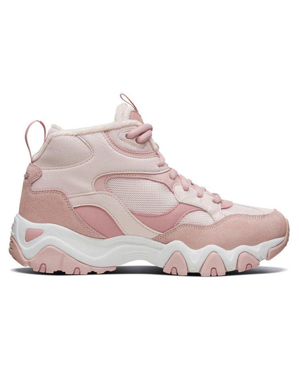 Women's Pink (Wmns) D Lites 2.0 High-Top Running Shoes