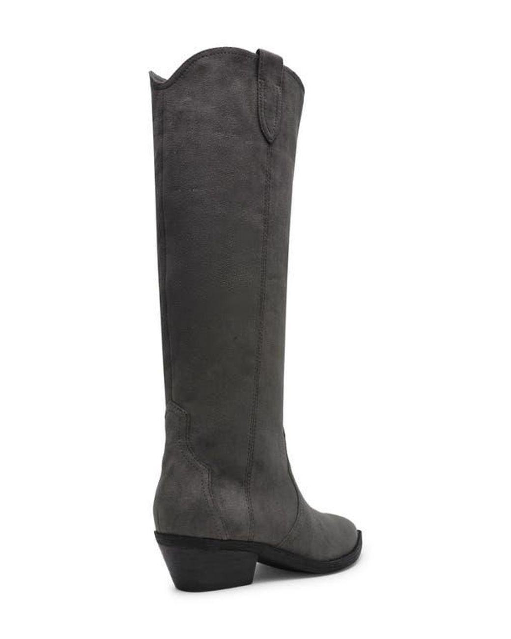 Women's Black Kit Knee High Boot