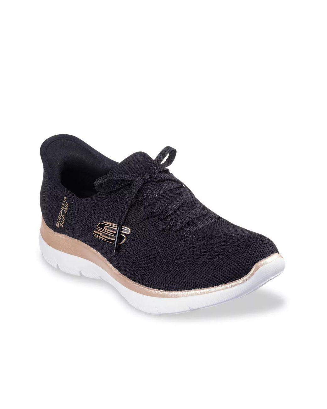 Women's Blue Hands Free Slipins Summits Night Chic Sneaker