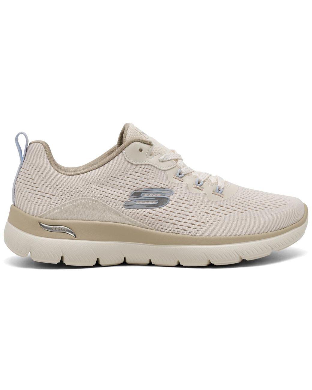 Women's White Slip-ins: Arch Fit Summits