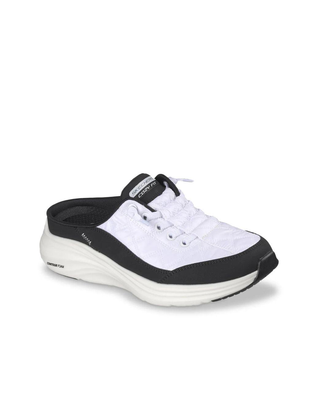 Women's Black Contour Foam Cozy Fit Sweet Embrace Mule Slipon Sneaker