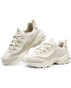 Skechers (Wmns) D'Lites 1.0 'Cream' - White
