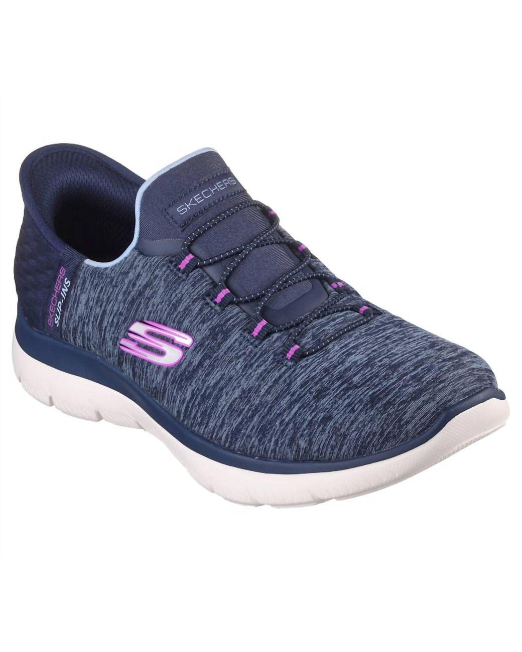 Women’s Blue Summits Dazzling Haze Slip-In Sneaker Women's Blue Summits Dazzling Haze Slip-In Sneaker