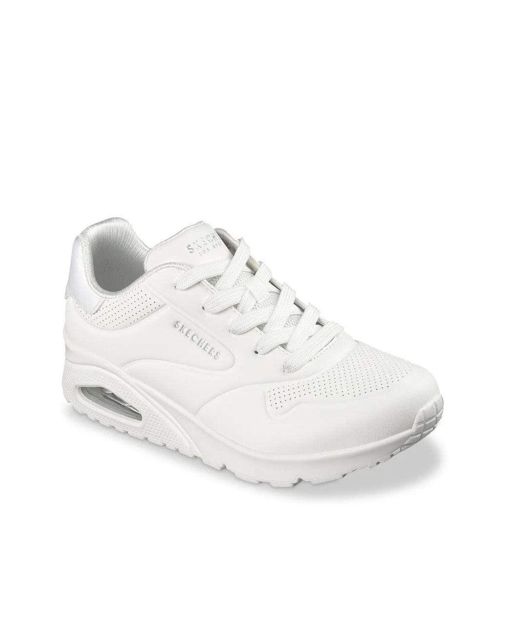Women's White Uno Savvy Debonair Sneaker