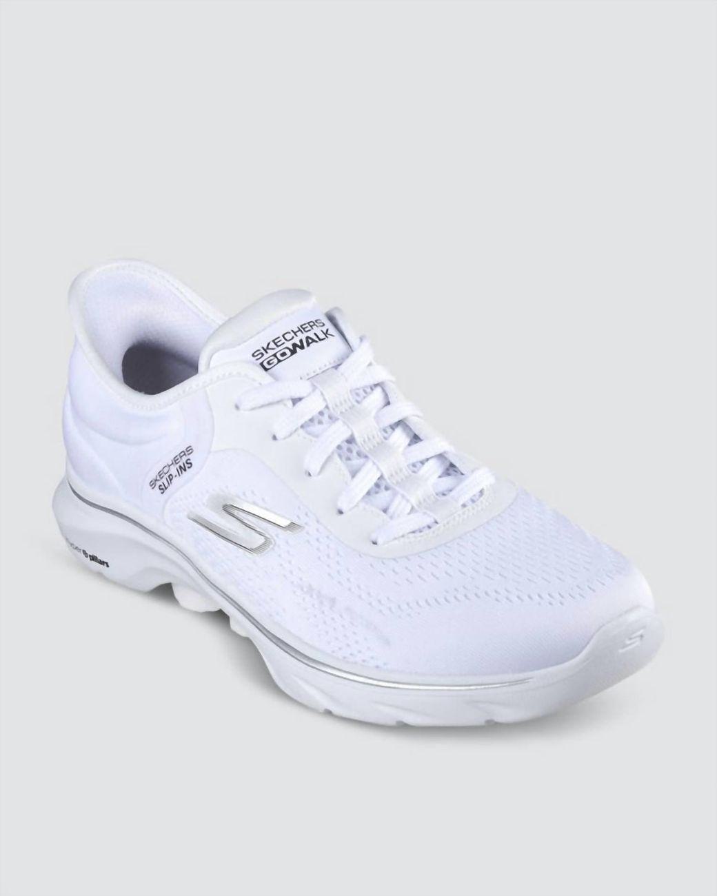 Women's White Gowalk 7 Valin Slip-In Sneaker