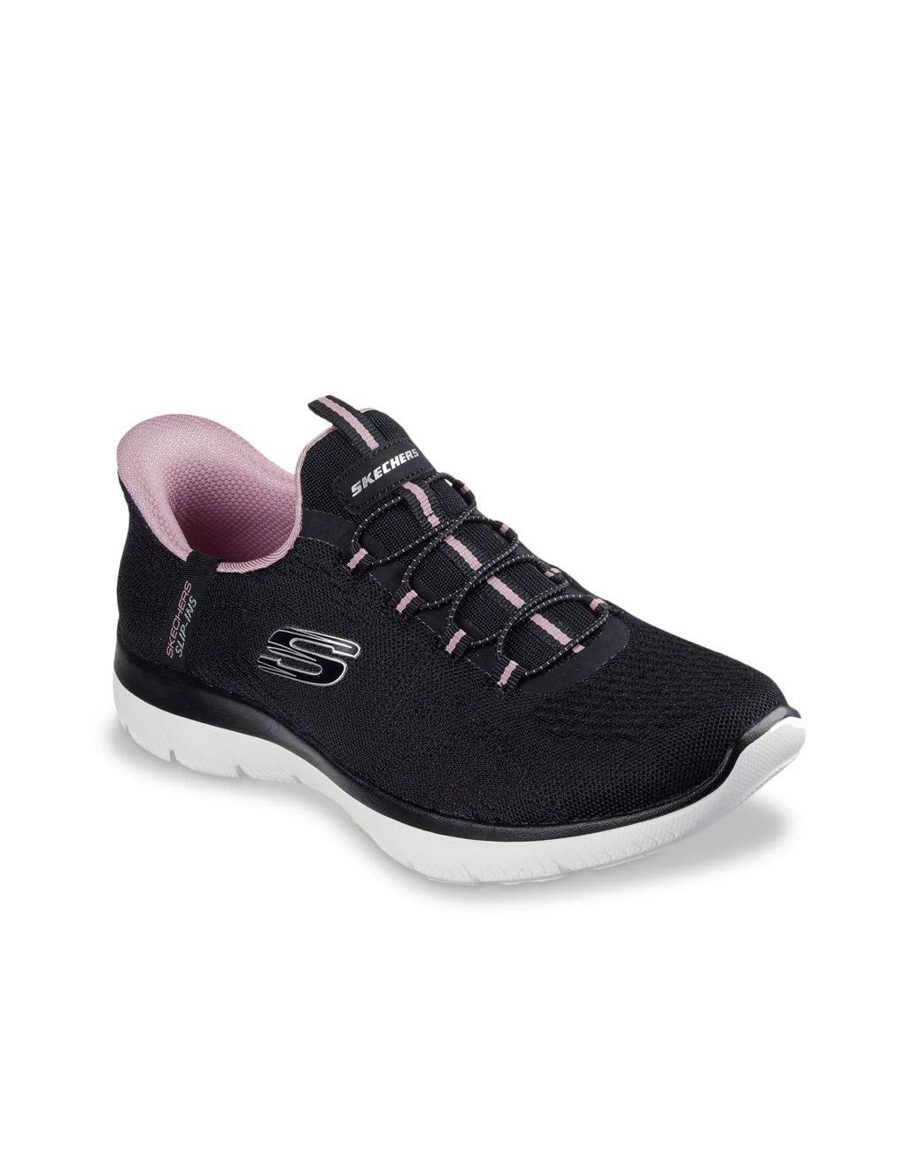 Women's Blue Wide Width Slipins: Summits Dream Chaser Slipon Sneaker