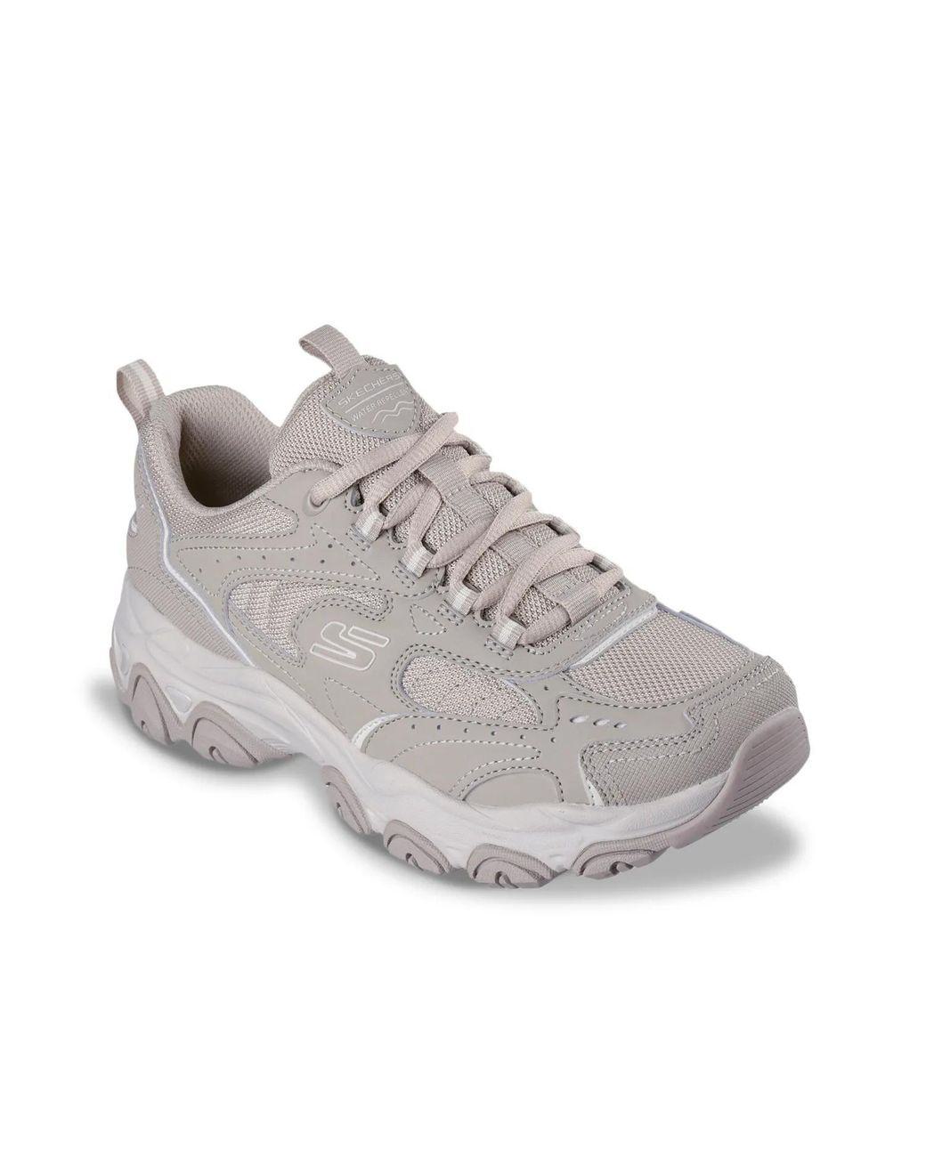 Women's Gray D'Lites Trail Runner Square Ledge Sneaker